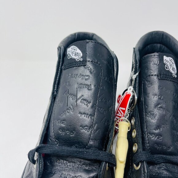 Vans Sk8 Hi Jim Goldberg Raised By Wolves Mens Size 8.5 Sneakers Black Leather - Picture 4 of 15